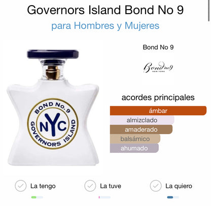 Bond No. 9 Governors Island - 100ML