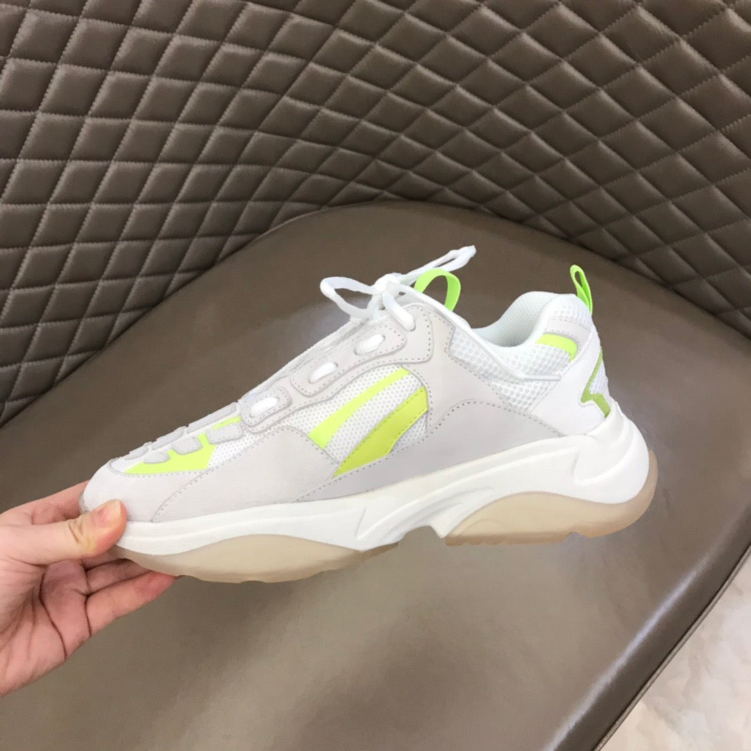 AMIRI Bone Runner white yellow Neon