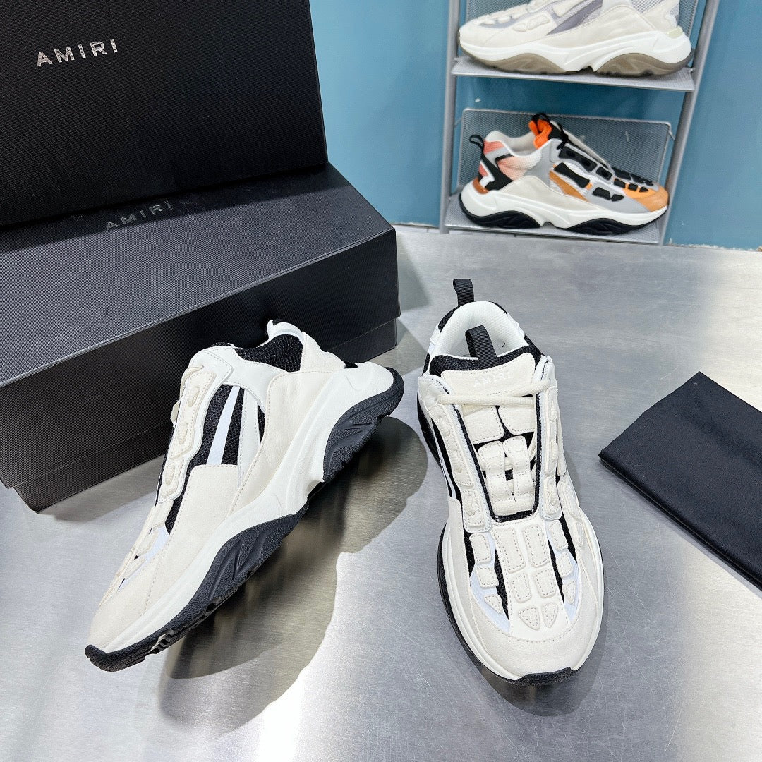 AMIRI Bone Runner / white black