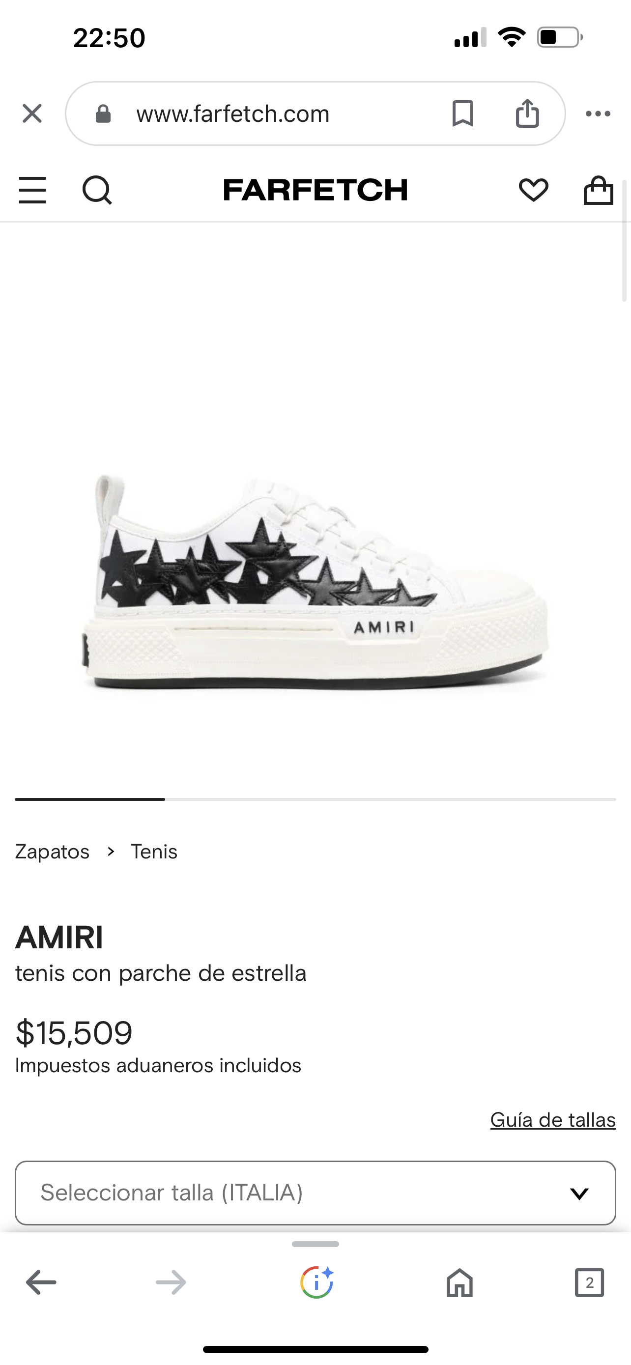 AMIRI - STARS COURT LOW White