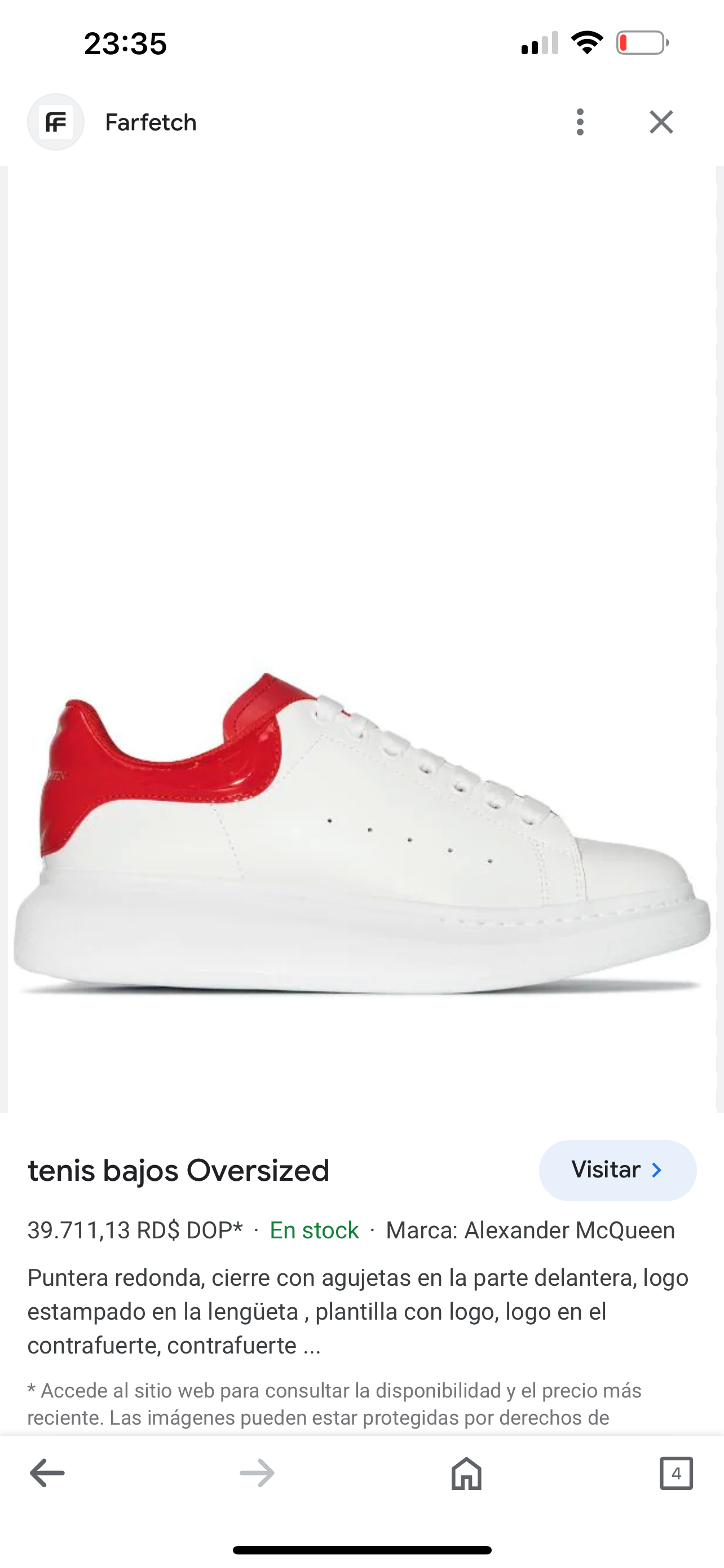 Alexander McQueen Oversized Sneakers Larry