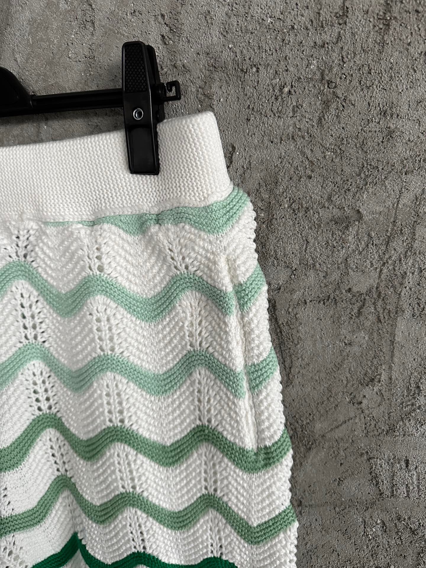 CASABLANCA CROCHET KNIT SHORTS