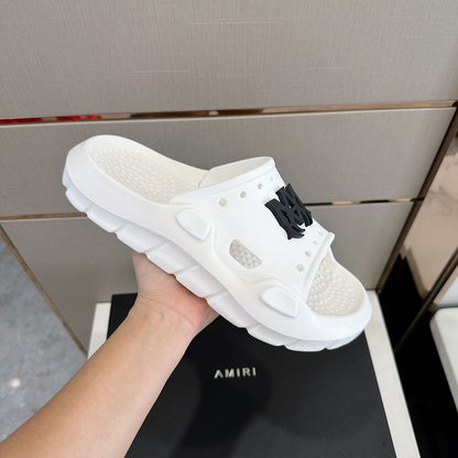 AMIRI Sunday Slides White