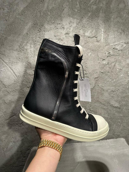 Rick Owens Leather Sneakers