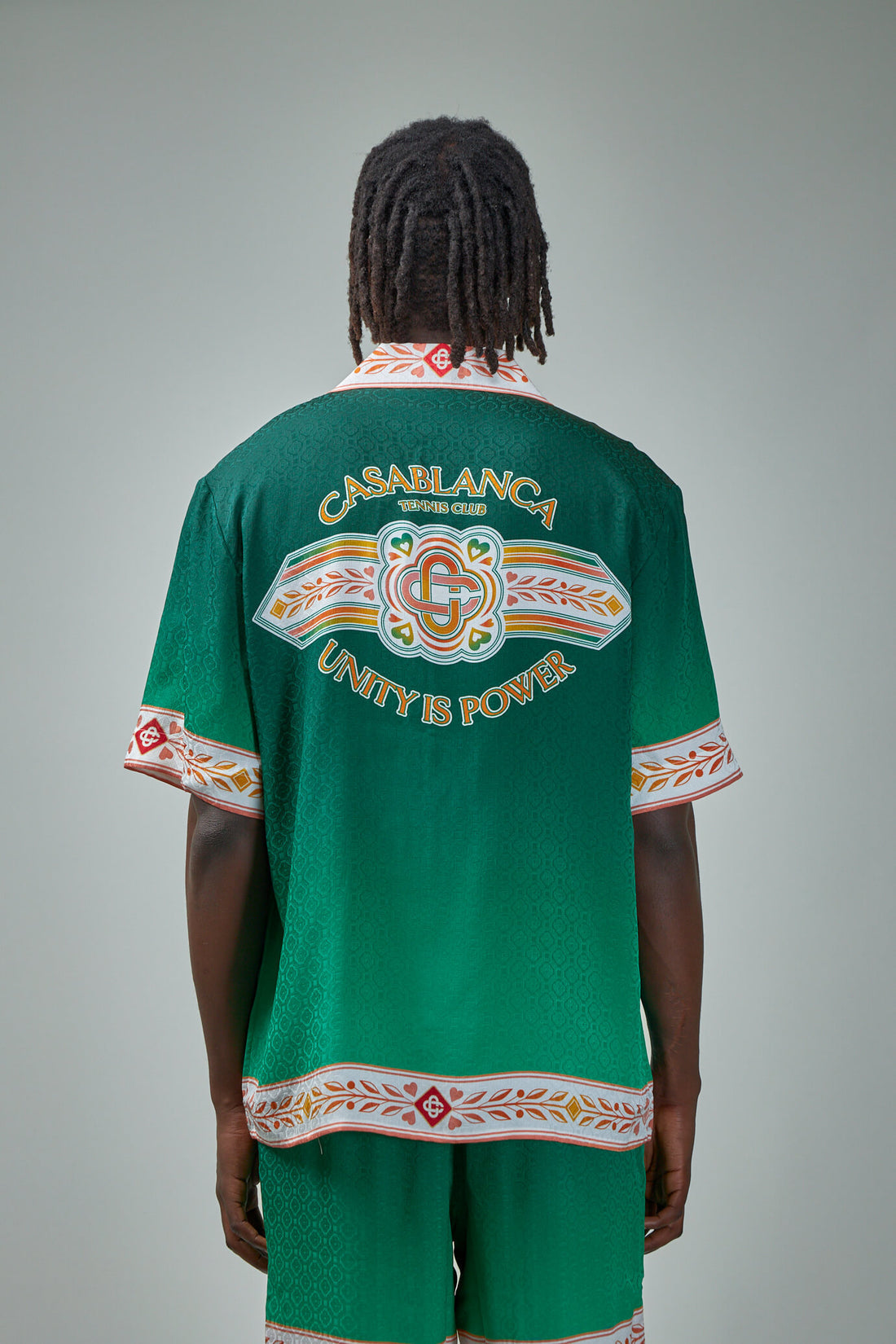 CASABLANCA UNITY IS POWER SILK SHIRT