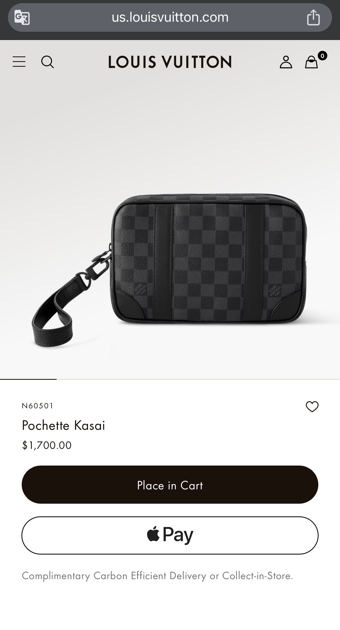 LV N60501 Pochette Kasai