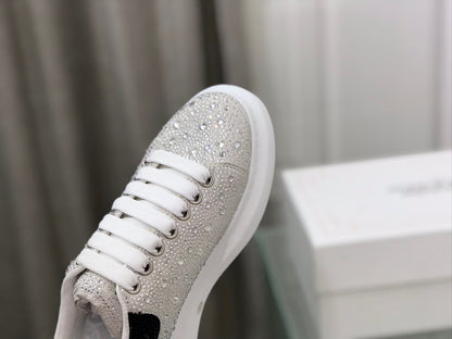 Alexander McQueen Oversized Sneakers Crystal Embellished