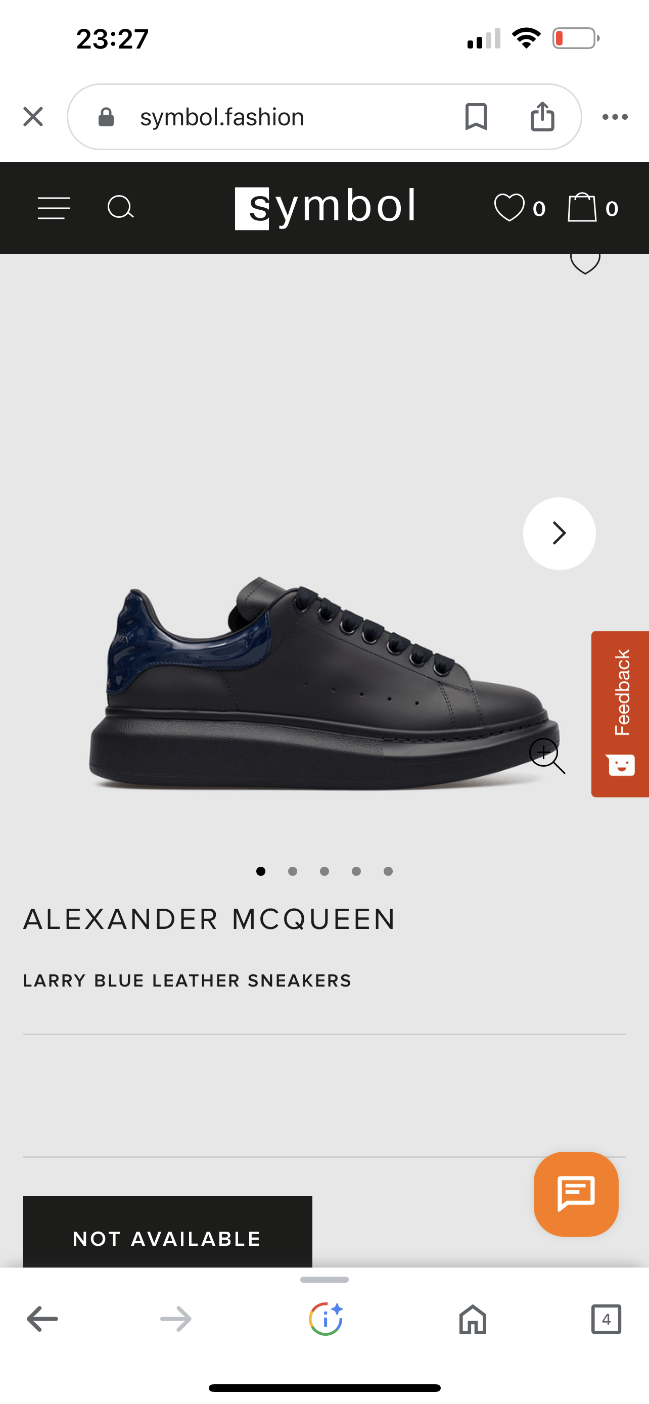 Alexander McQueen Oversized Sneakers Larry