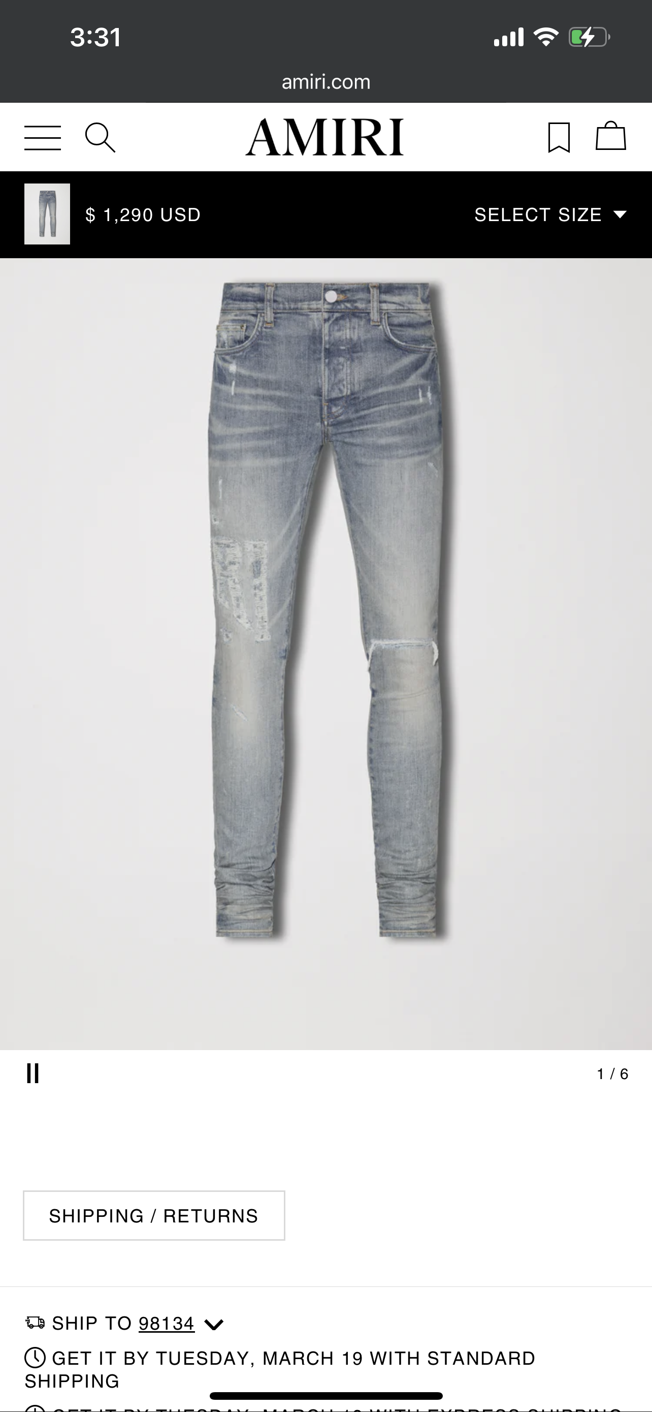 AMIRI JEANS