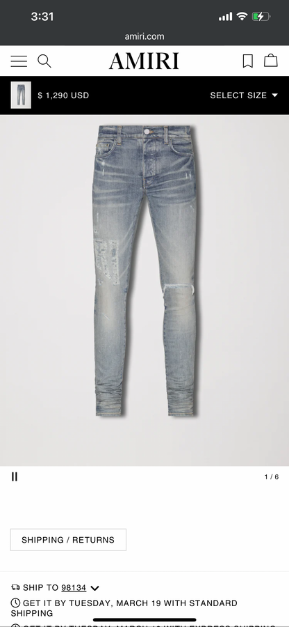 AMIRI JEANS