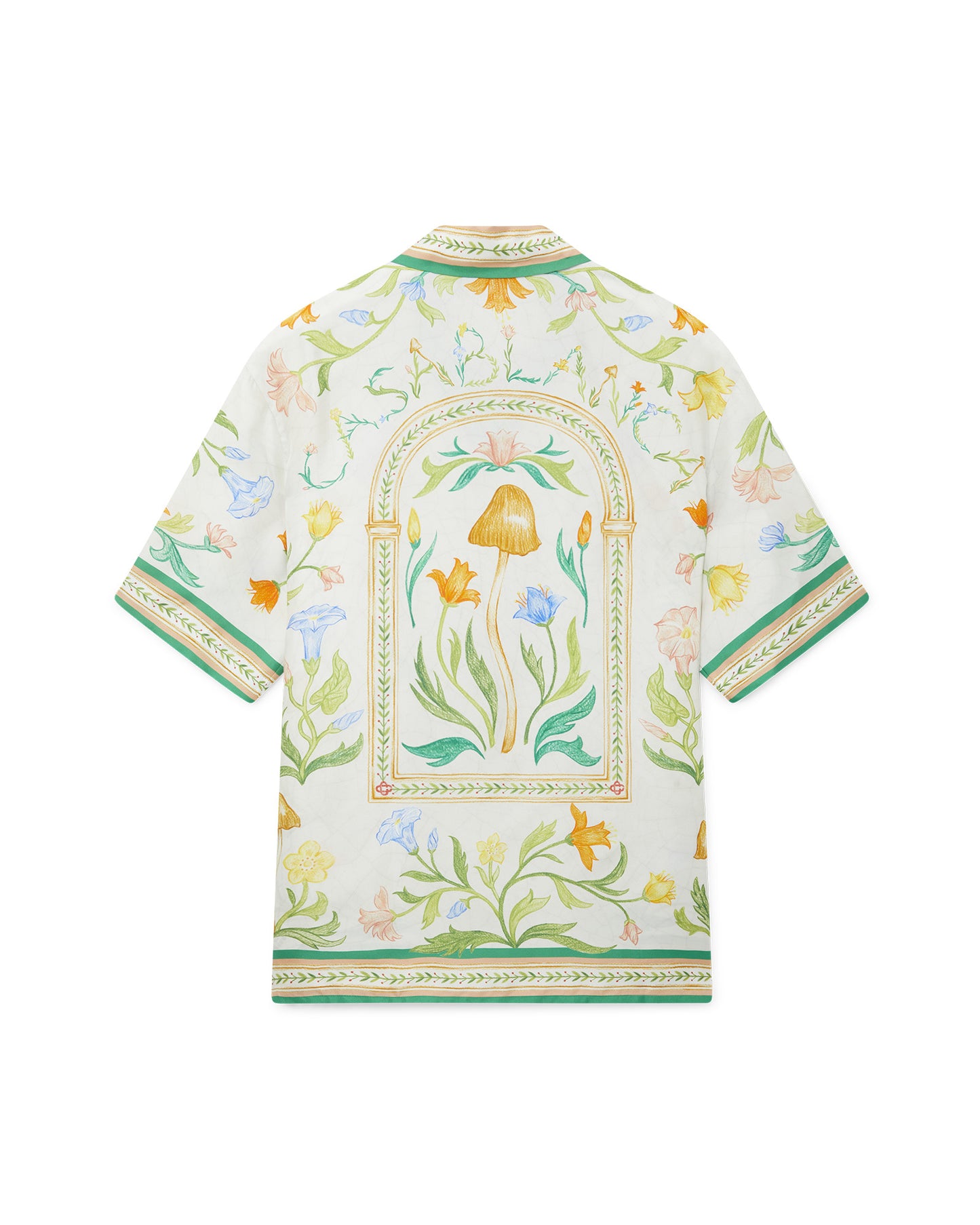 CASABLANCA L’arche Fleurie print SILK SHIRT