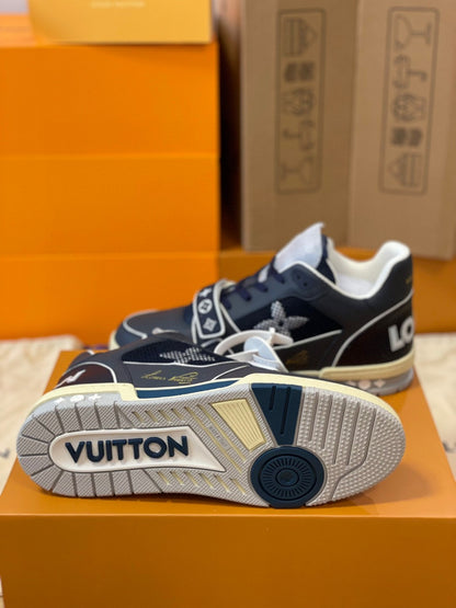 Louis Vuitton Trainer Navy Mesh 1A9DEG