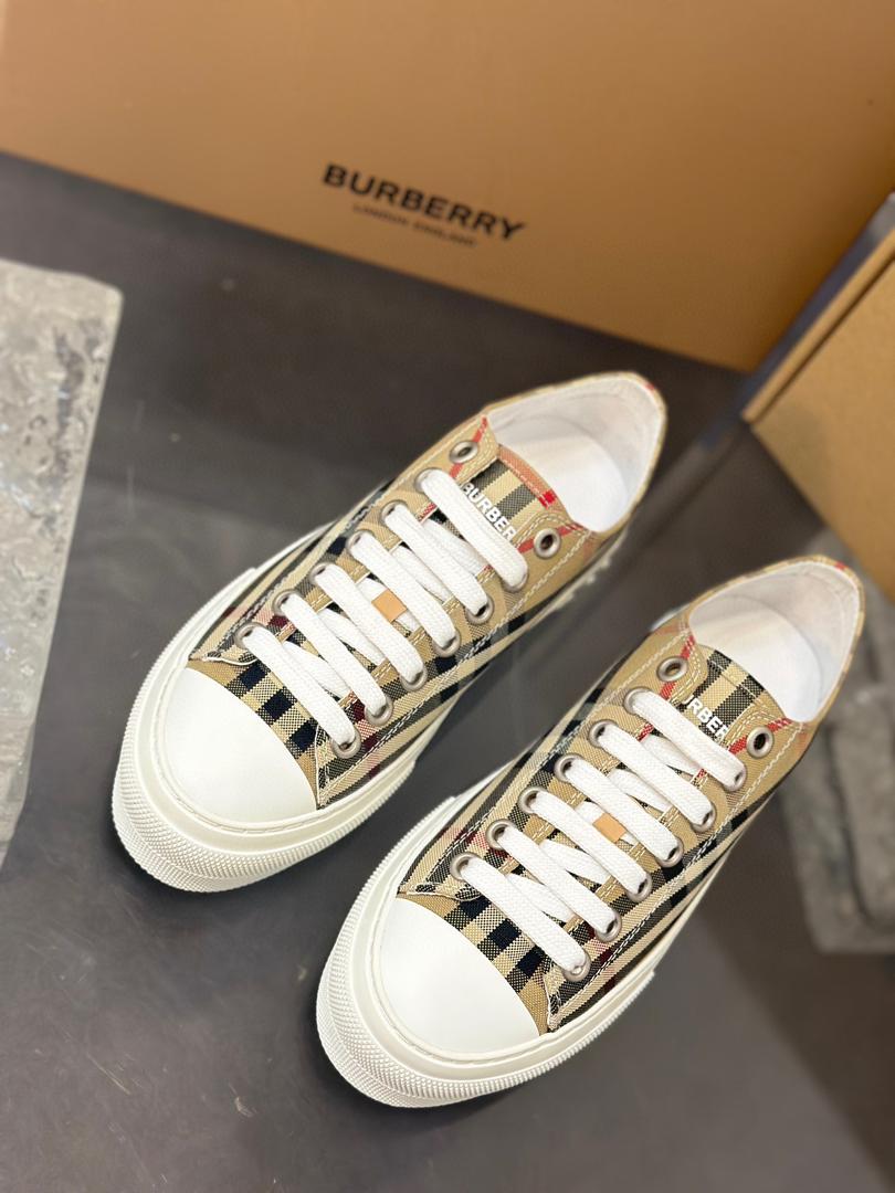 Burberry check sneakers