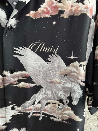 AMIRI CAMISA ALL OVER PEGASUS VACATION