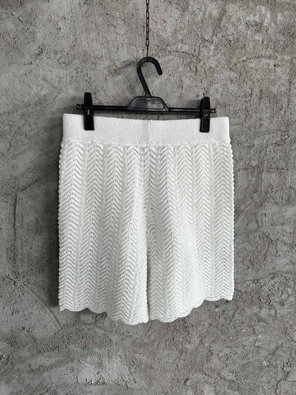 CASABLANCA CROCHET SHORTS