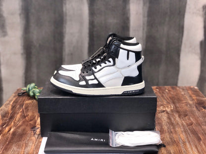 AMIRI - SKEL TOP HI Black/White