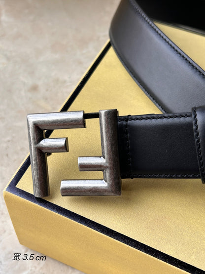 FENDI BLACK FF BELT