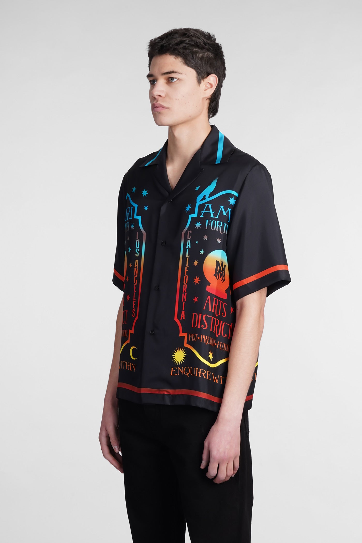 AMIRI CAMISA FORTUNE BLACK