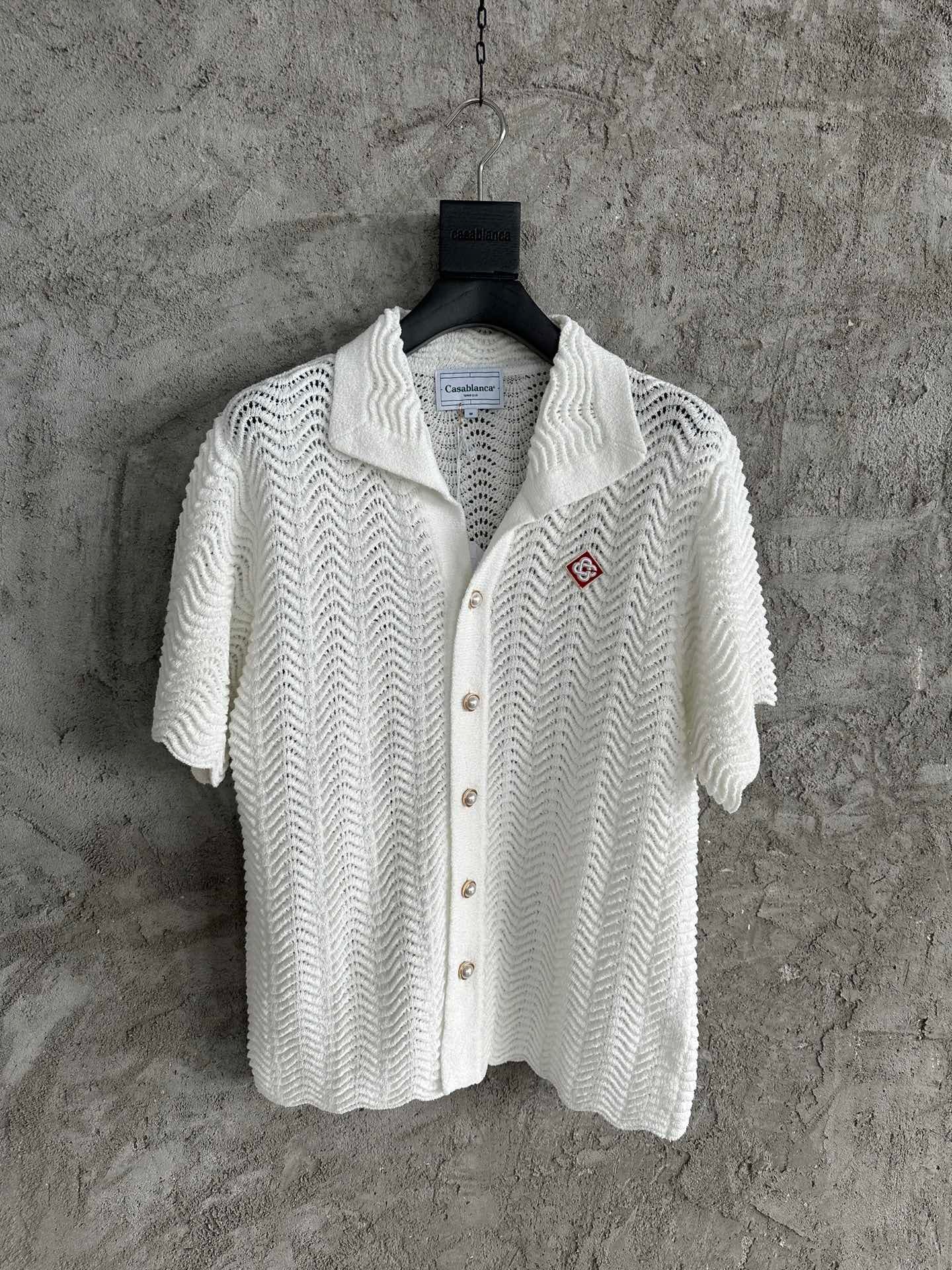 CASABLANCA CROCHET SHIRTS