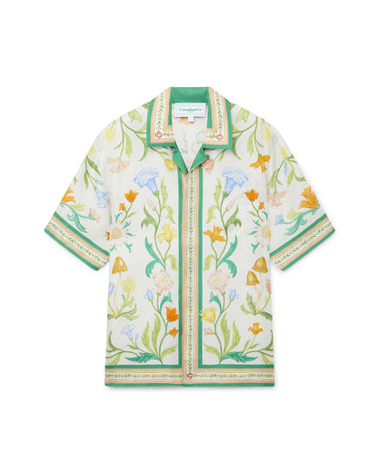 CASABLANCA L’arche Fleurie print SILK SHIRT