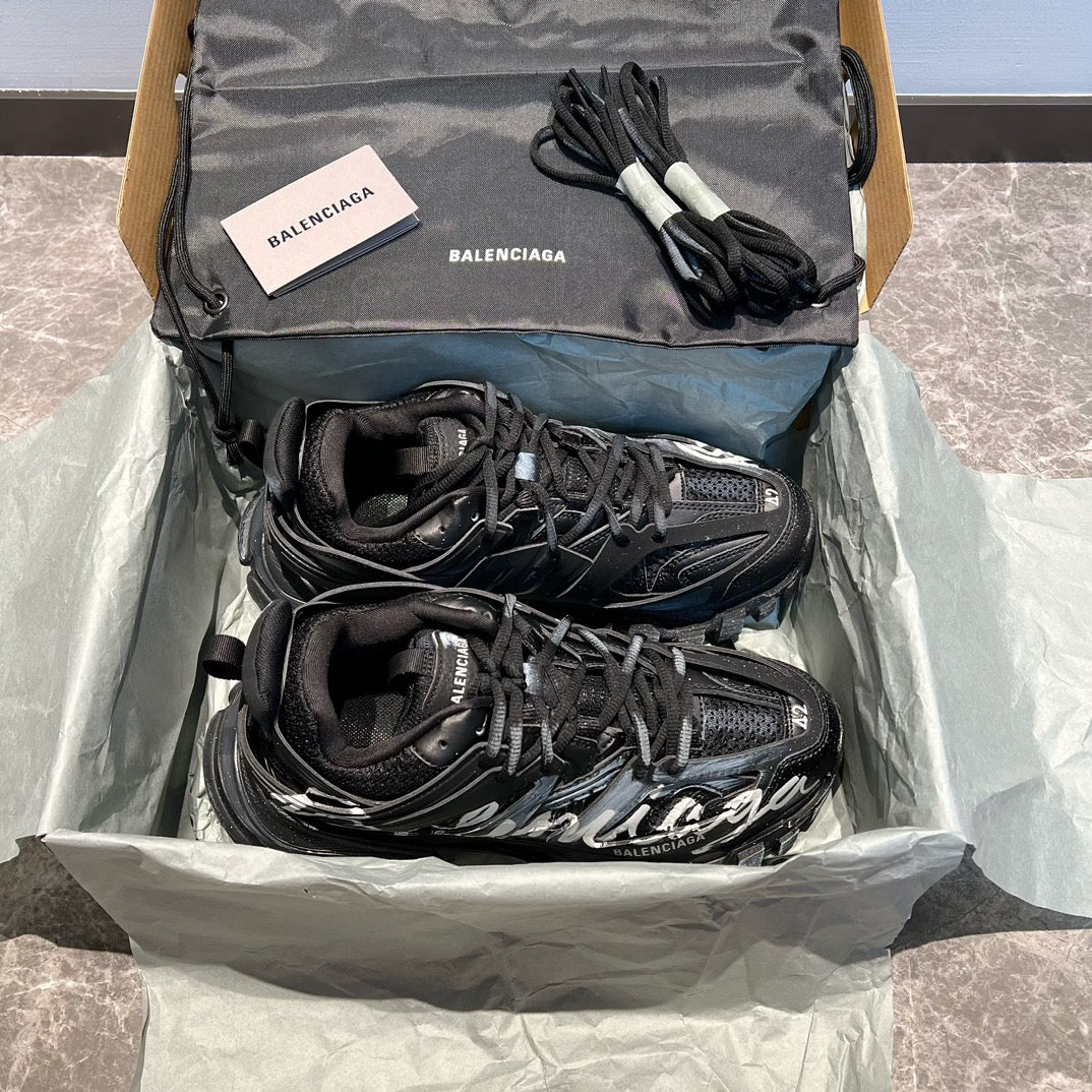 Balenciaga Track Signature Black