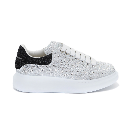 Alexander McQueen Oversized Sneakers Crystal Embellished