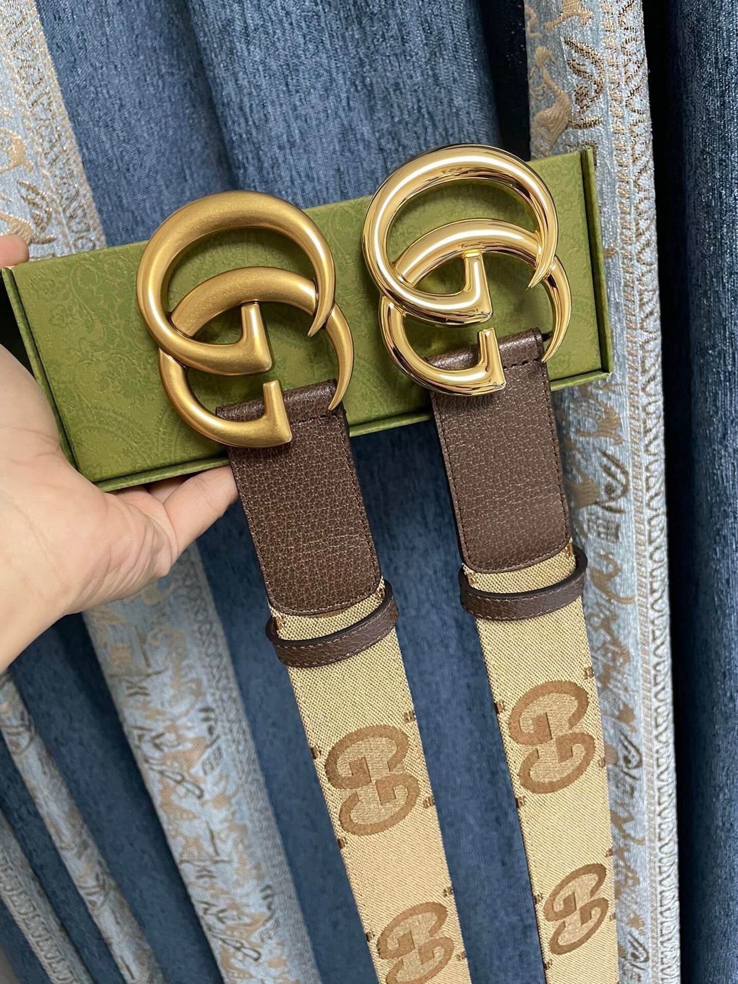 GUCCI Breiter GG Marmont Gürtel