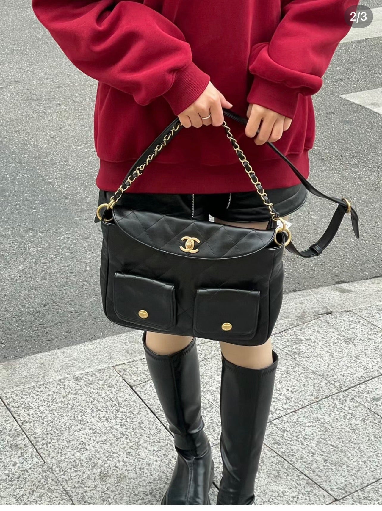 CHANEL Large Hobo Bag