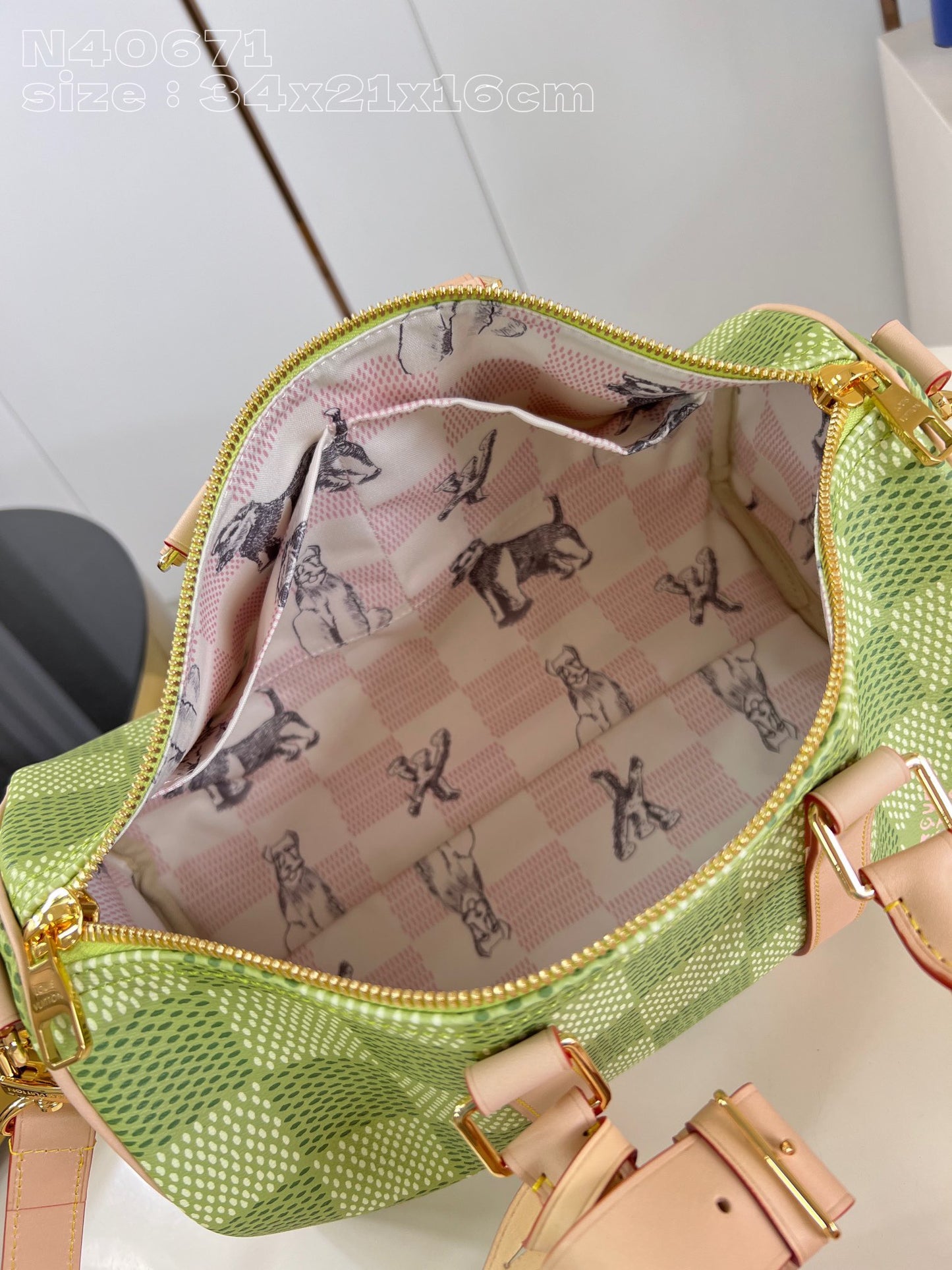 LV Keepall con bandolera monogram N40671