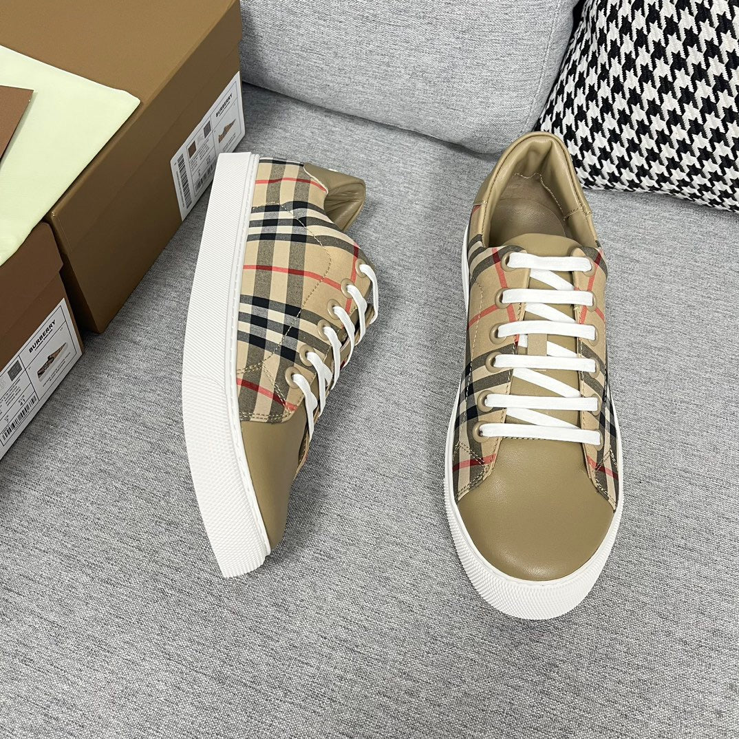 Burberry Check Low Top Sneaker