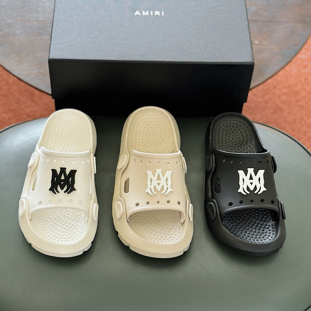 AMIRI Sunday Slides Black