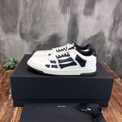 AMIRI - SKEL LOW TOP White/Black