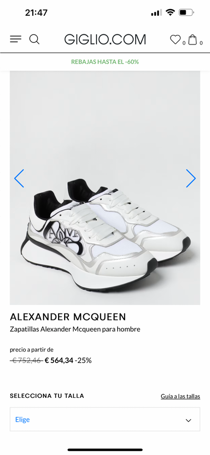 Alexander McQueen Sprint Runner Sneakers