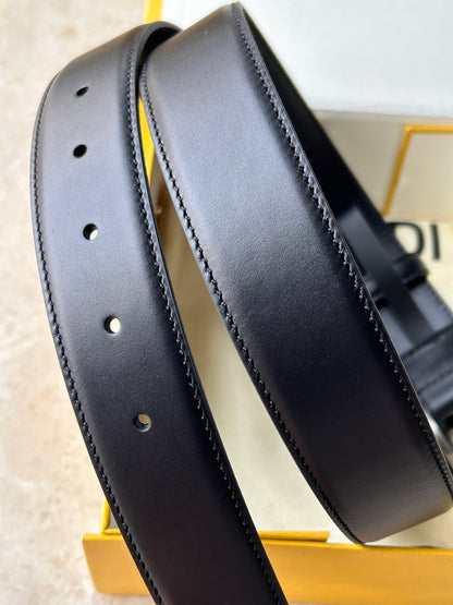 FENDI BLACK FF BELT