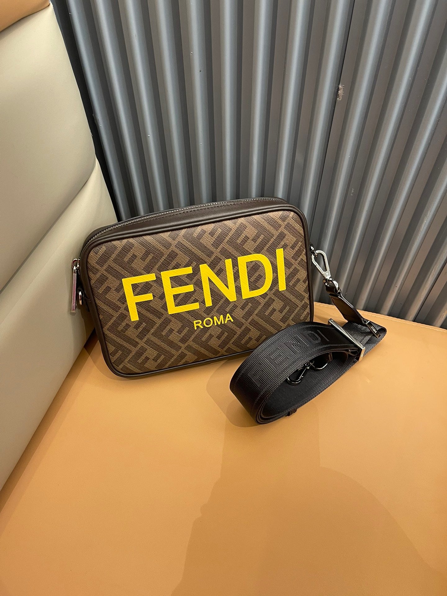 Fendi Diagonal Camera Case Fendi Logo