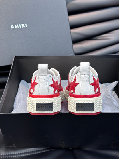 AMIRI - STARS COURT LOW White/Red