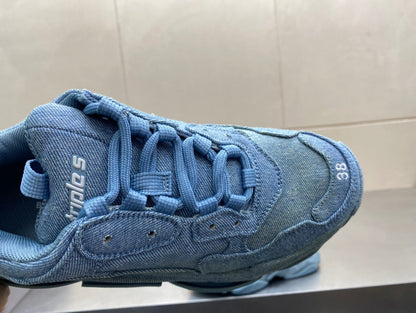 Balenciaga TRIPLE S SNEAKER DENIM IN BLUE