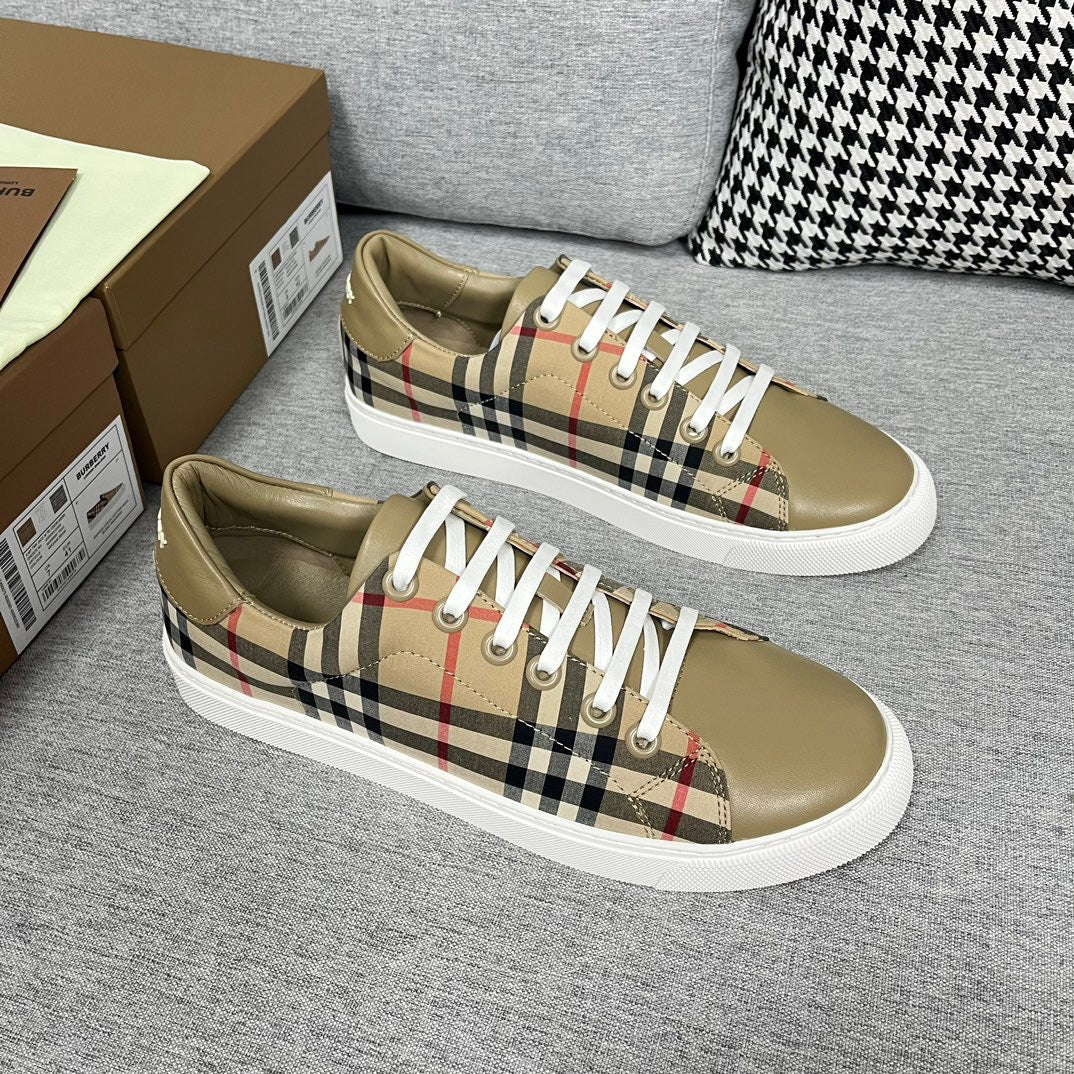 Burberry Check Low Top Sneaker