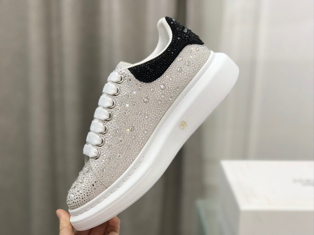 Alexander McQueen Oversized Sneakers Crystal Embellished