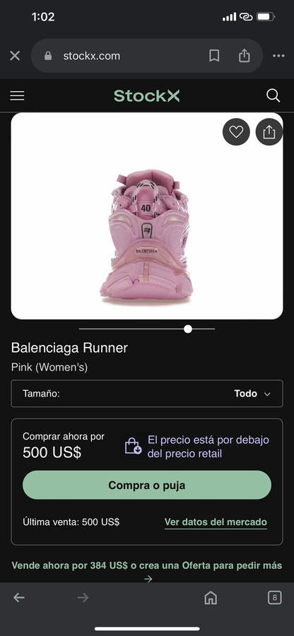 BALENCIAGA RUNNER Pink