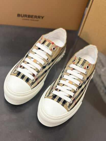 Burberry check sneakers