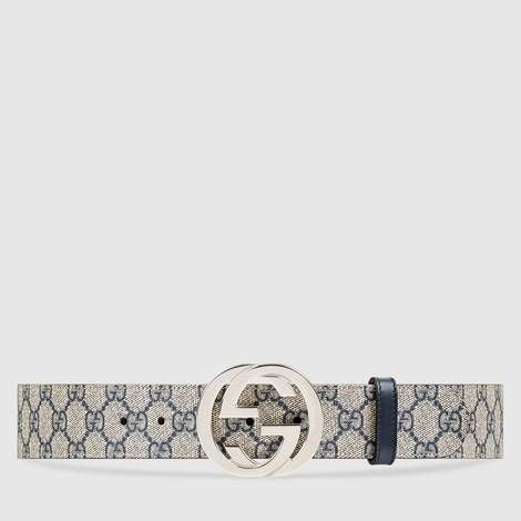 Gucci Supreme belt with GG Buckle