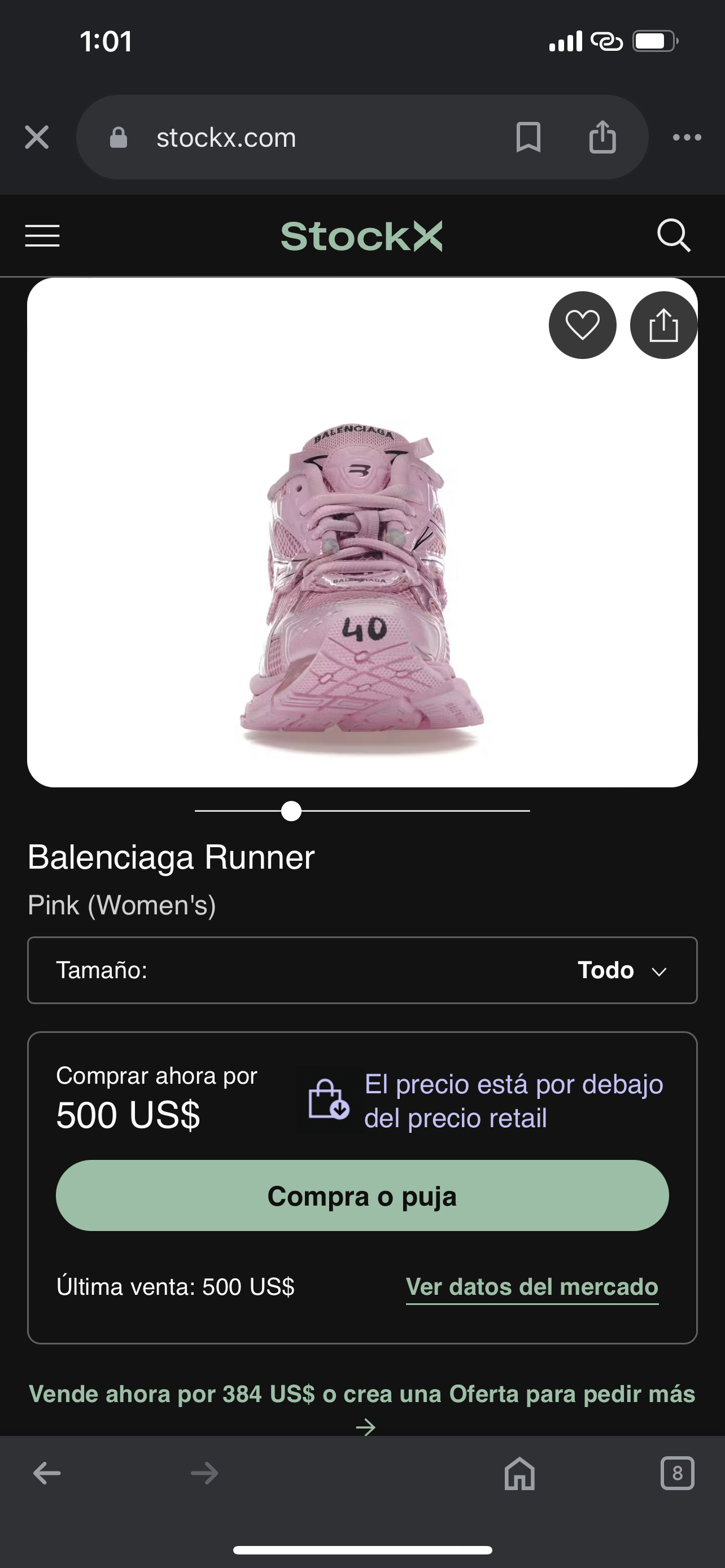 BALENCIAGA RUNNER Pink