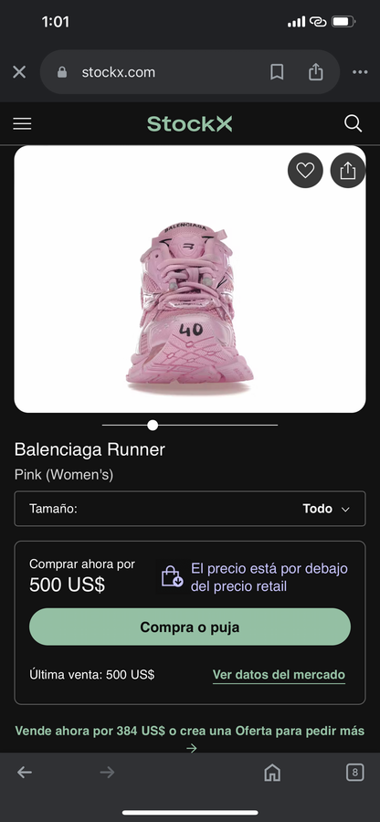 BALENCIAGA RUNNER Pink