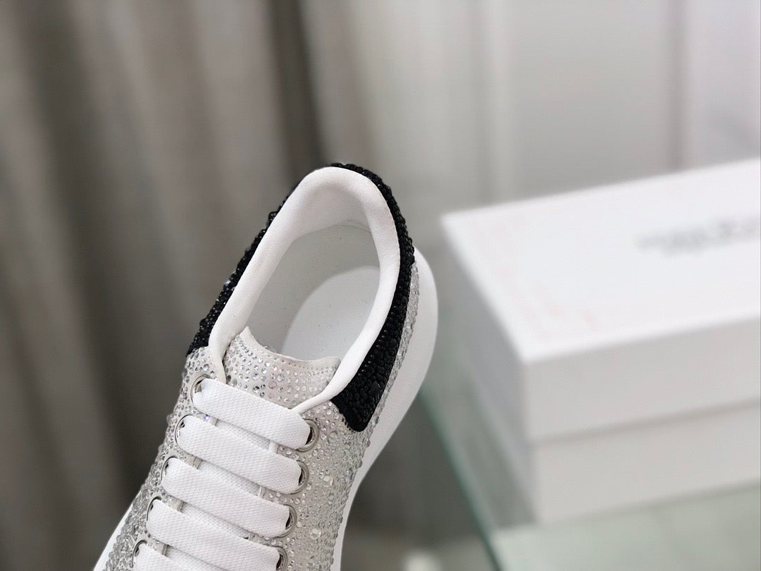 Alexander McQueen Oversized Sneakers Crystal Embellished