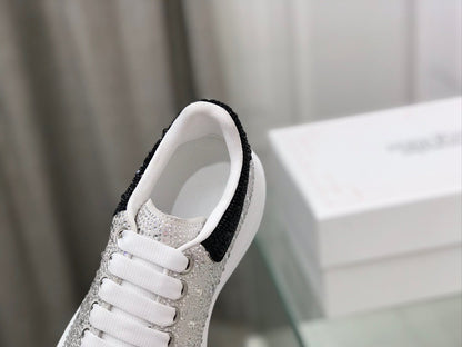 Alexander McQueen Oversized Sneakers Crystal Embellished