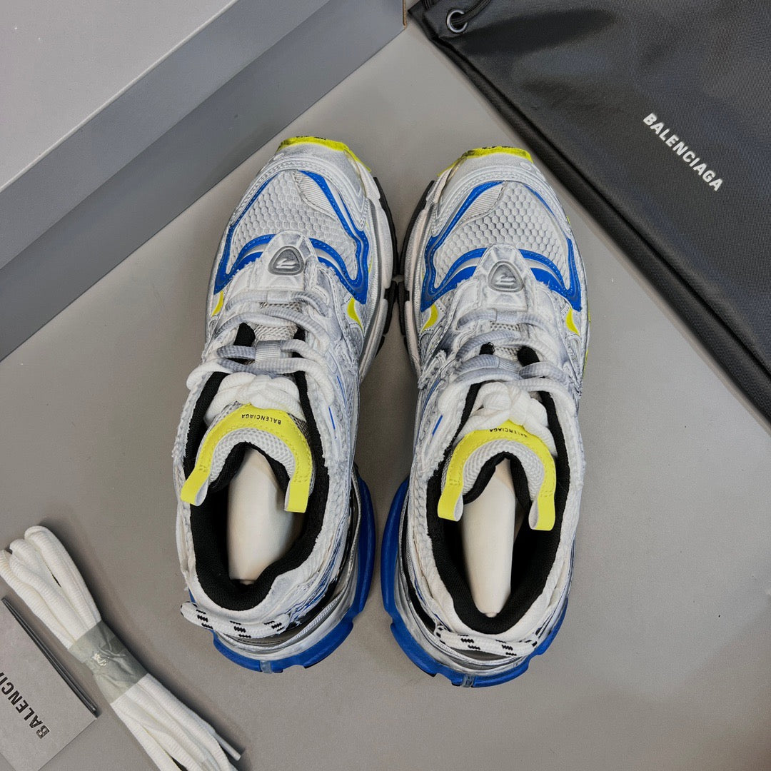 BALENCIAGA RUNNER White Yellow Blue