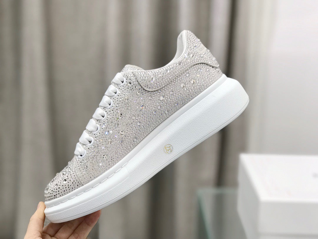 Alexander McQueen Oversized Sneakers Crystal Embellished