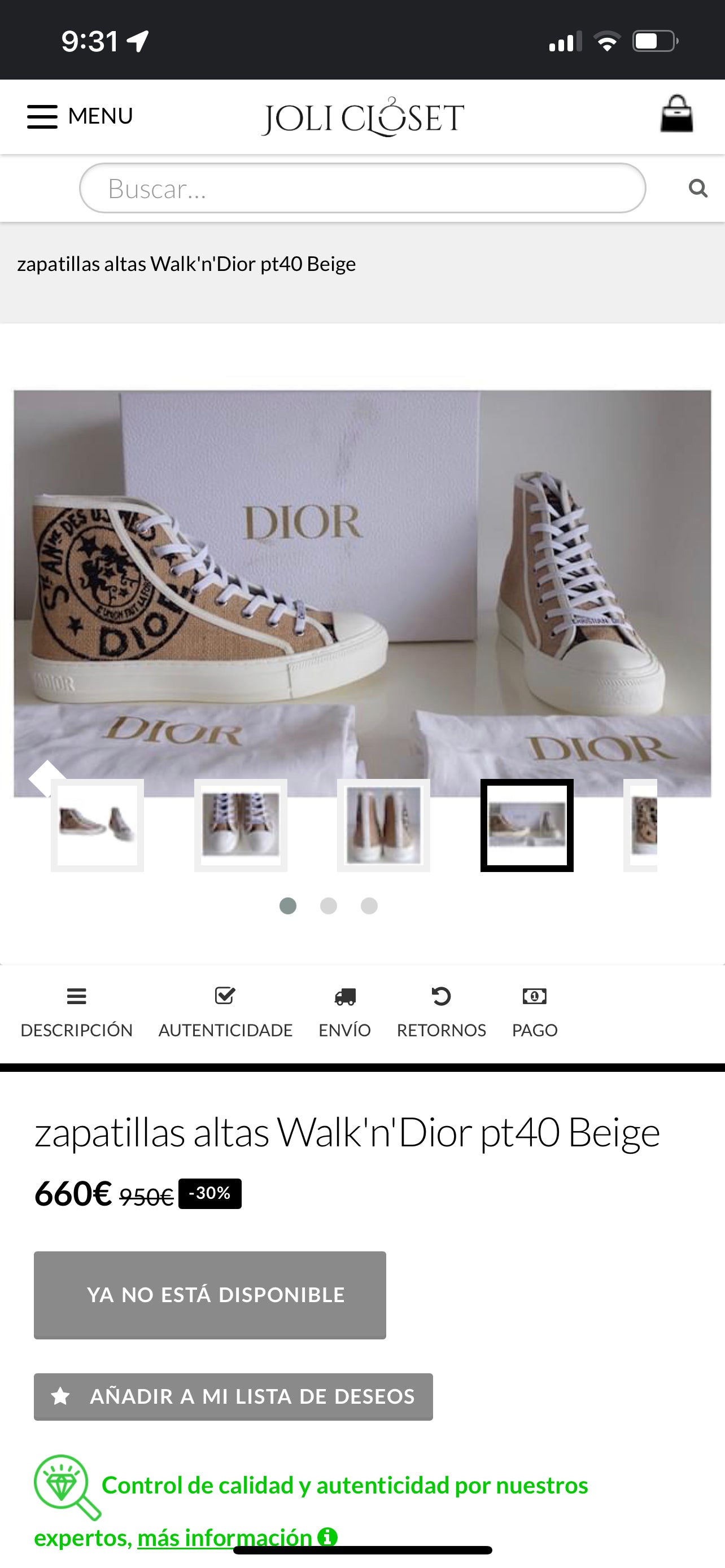 DIOR Walk’N Dior