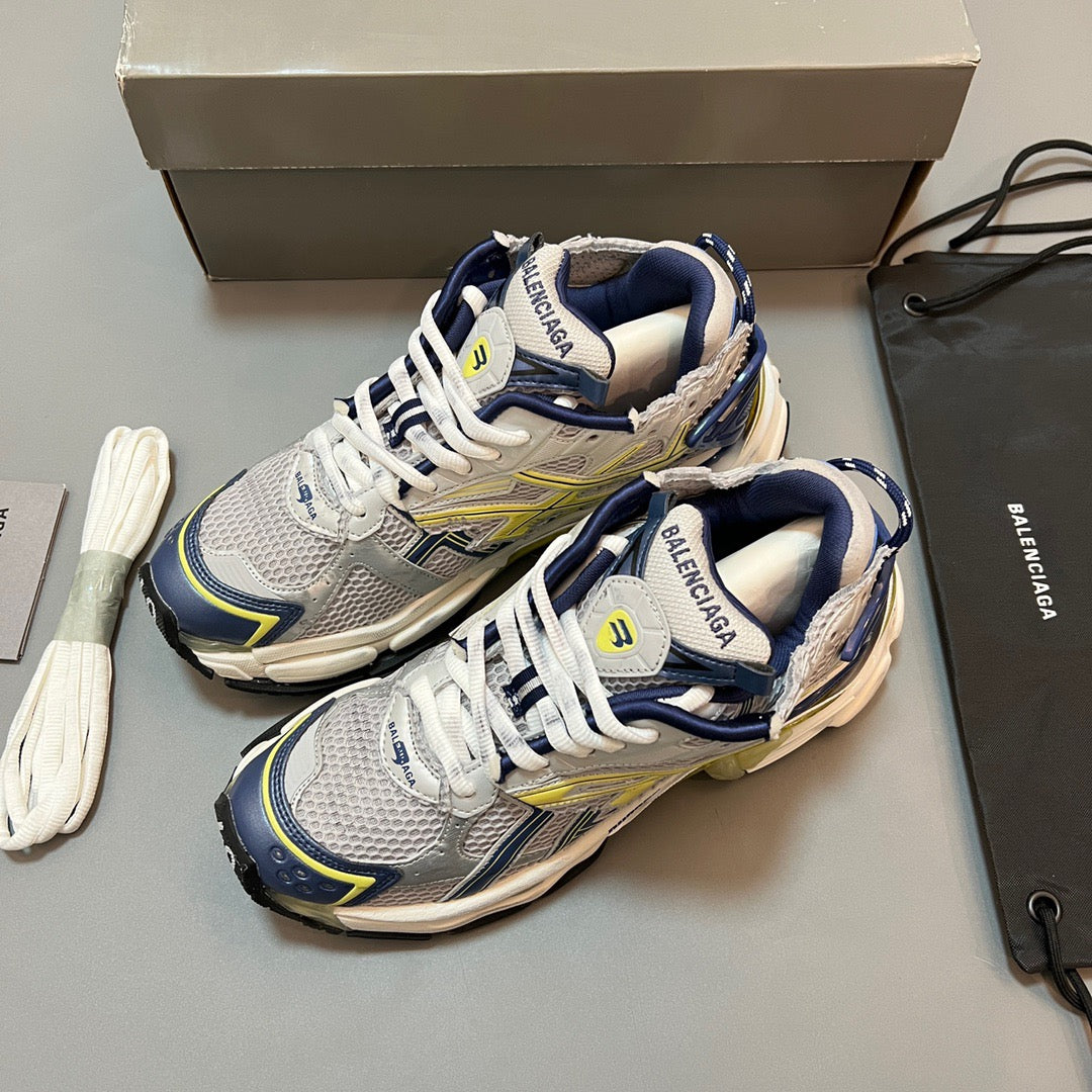 BALENCIAGA RUNNER White Blue Yellow